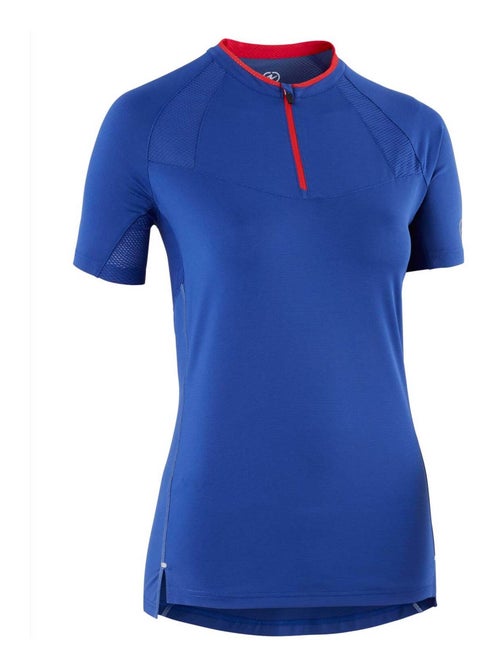 T-shirt de sport respirant col zippé (femme) - DamartSport - Kiabi