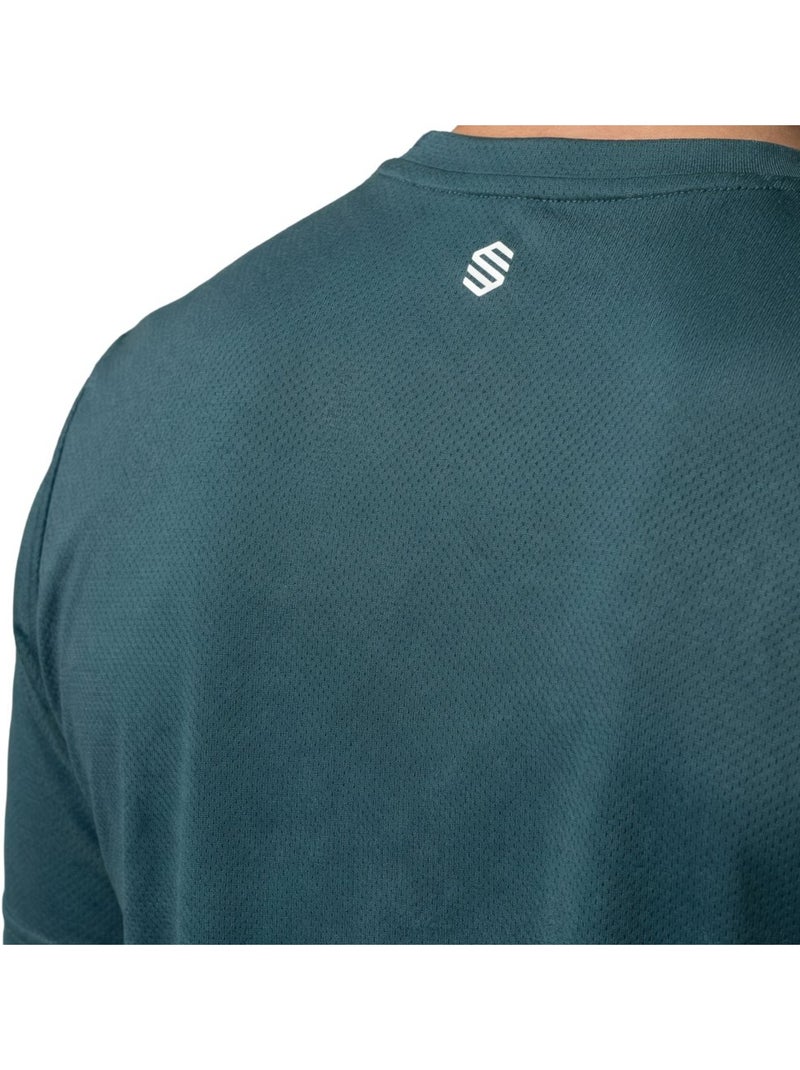 T-shirt de tennis manches courtes homme tennis homme lob Vert - Kiabi