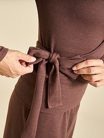 Ekstract - T-shirt de yoga cache-cœur à manches longues