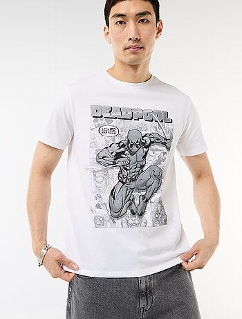 T-shirt 'Deadpool' 'Marvel' à manches courtes