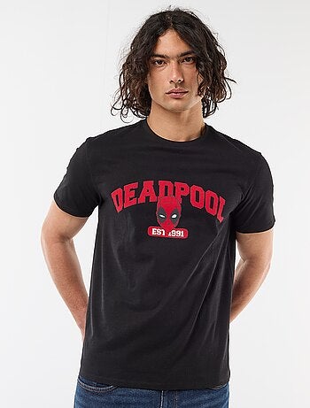 T-shirt 'Deadpool' 'Marvel' à manches courtes