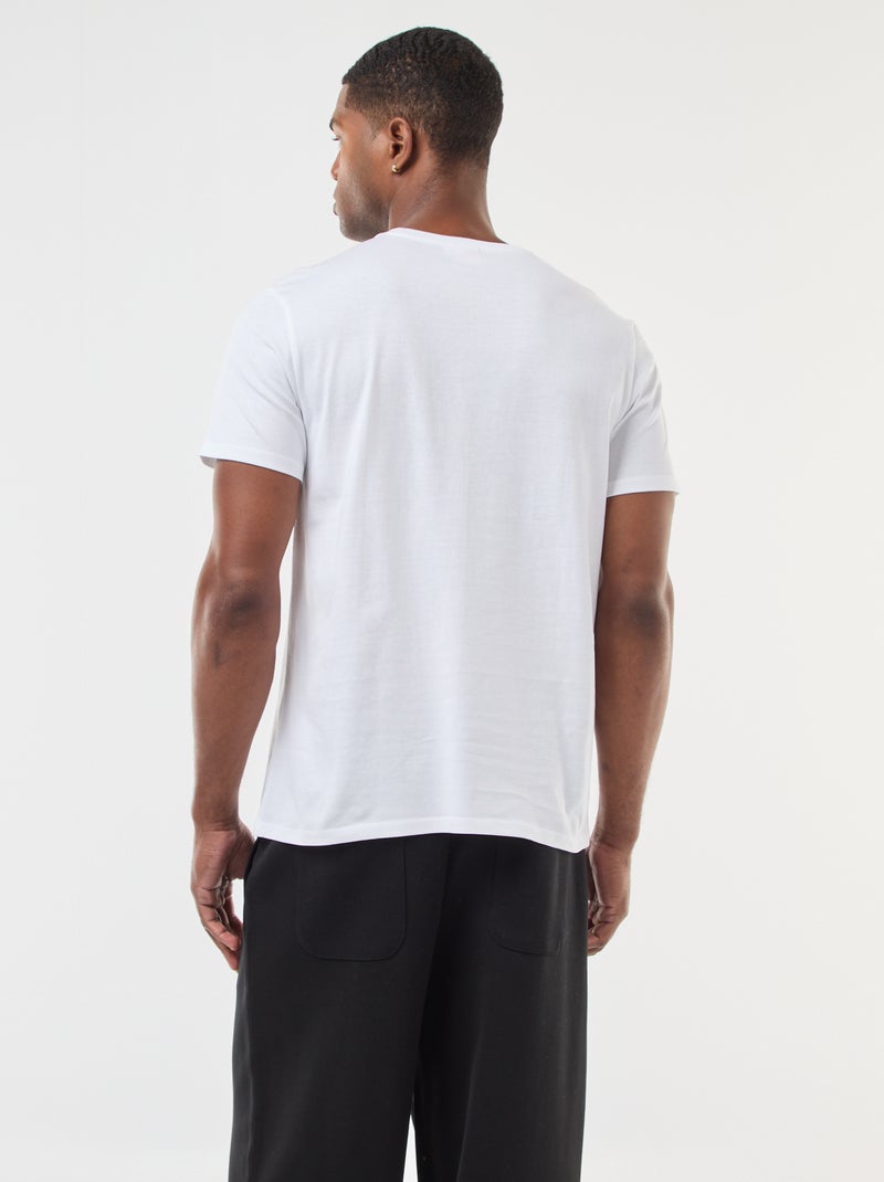 T-shirt 'Deadpool' 'Marvel' manches courtes Blanc - Kiabi