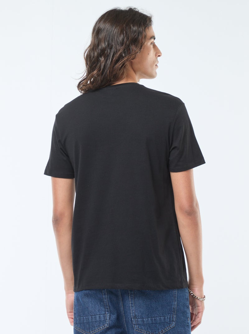 T-shirt 'Deadpool' 'Marvel' manches courtes Noir - Kiabi