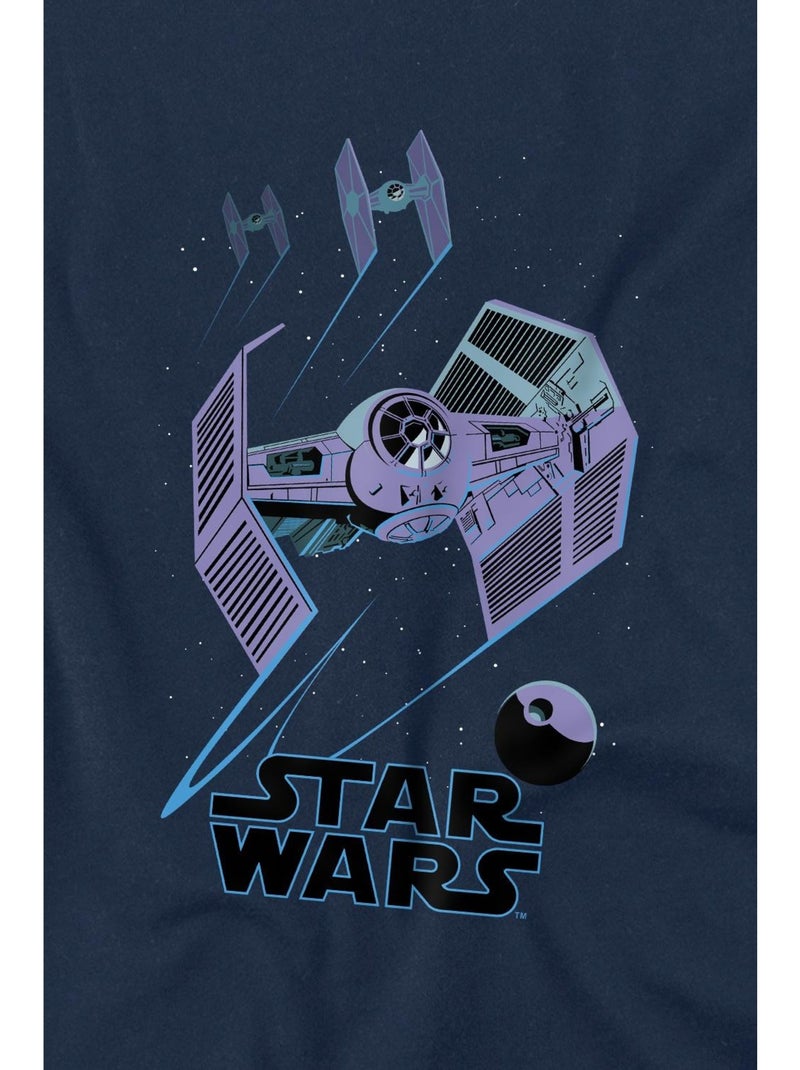 T-shirt death star defenders - la guerre des étoiles Bleu marine - Kiabi
