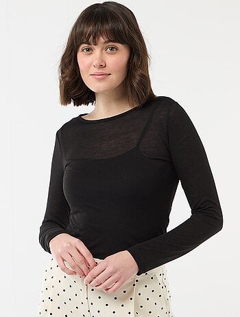 T-shirt débardeur 2-en-1