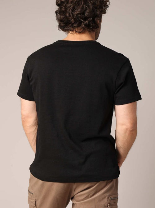 T-shirt décontracté avec poche poitrine contrastée 'Deeluxe' - Kiabi