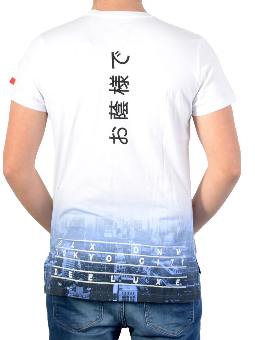 T Shirt Deeluxe S161106 Russel White Blanc - Kiabi