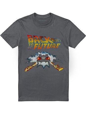T-shirt delorean - retour vers le futur