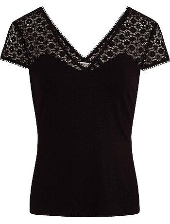 T-shirt Dentelle Femme Morgan DFLO