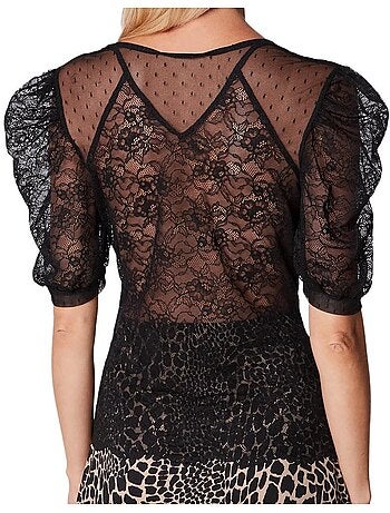 T-shirt Dentelle Femme Morgan Drink