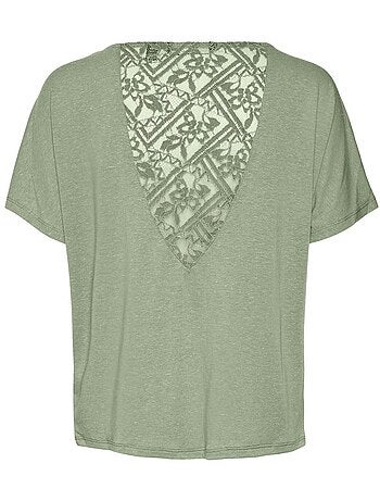T-shirt Dentelle Femme Vero Moda