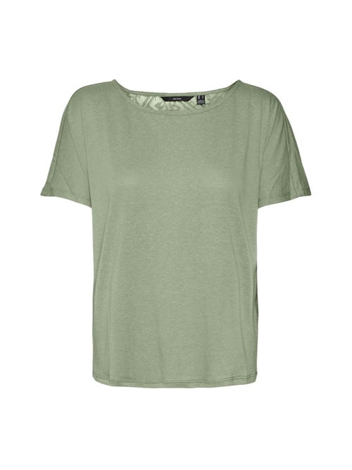 T-shirt Dentelle Femme Vero Moda - Kiabi