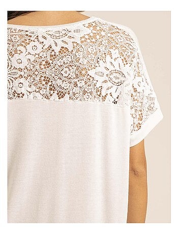 T-shirt dentelle FERASSIA