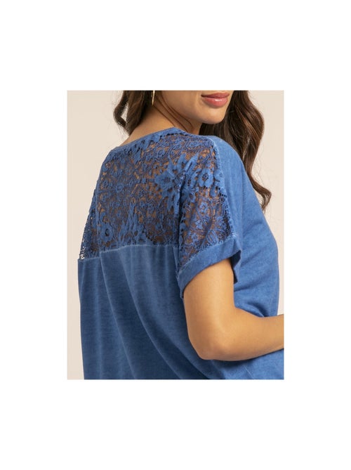 T-shirt dentelle FERASSIA - Kiabi