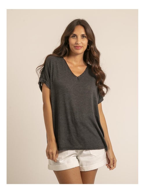 T-shirt dentelle FERASSIA - Kiabi