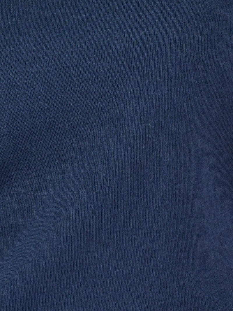 T-shirt détail bijoux - Damart Bleu marine - Kiabi