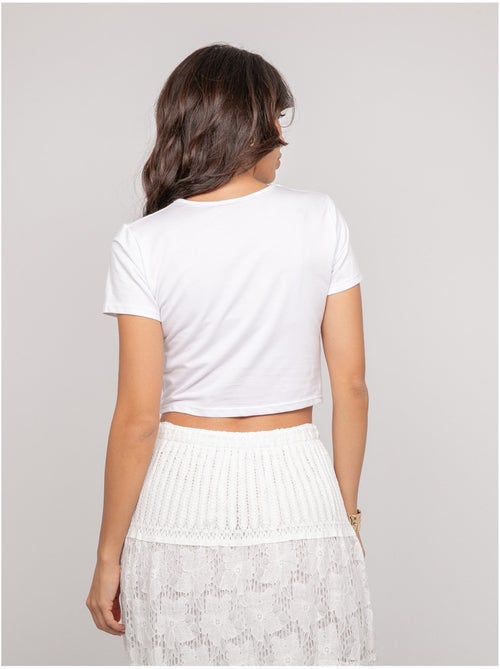 T-shirt détail bijoux FUXIANO - Kiabi