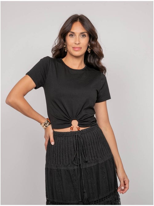 T-shirt détail bijoux FUXIANO - Kiabi