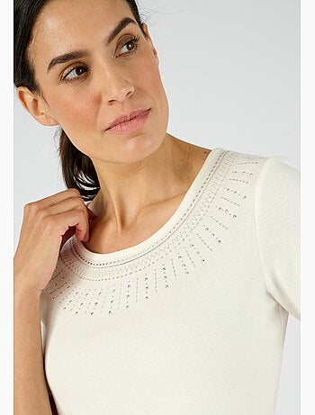 T-shirt détails fantaisie - Damart