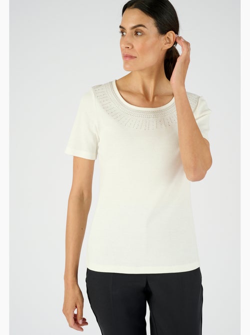 T-shirt détails fantaisie - Damart - Kiabi