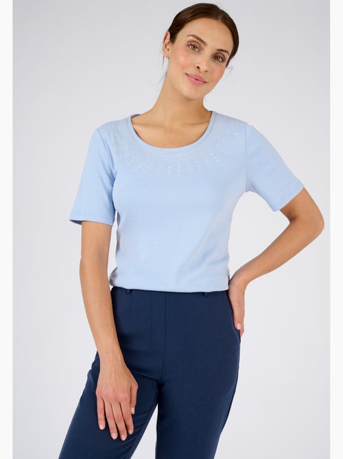 T-shirt détails fantaisie - damart - Kiabi