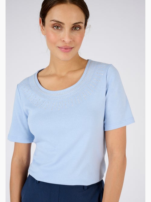 T-shirt détails fantaisie - damart - Kiabi