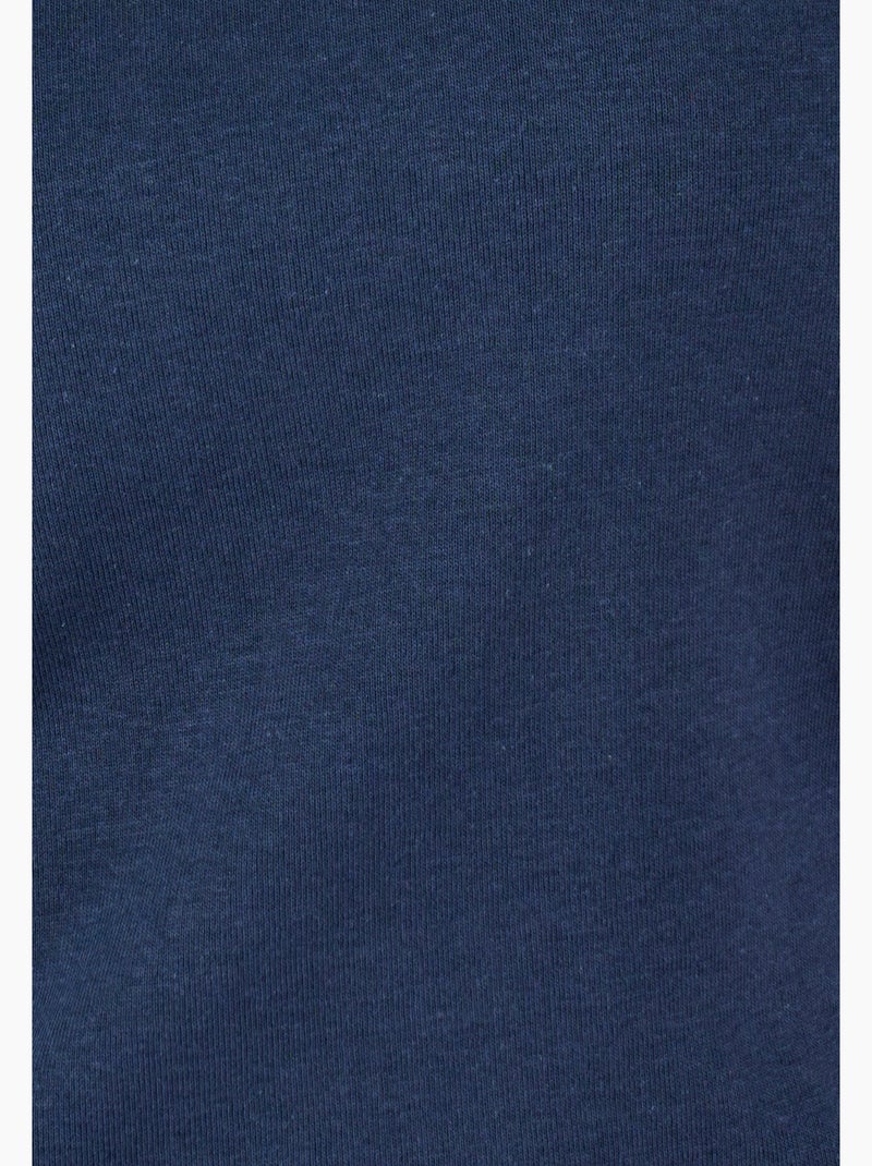 T-shirt détails fantaisie - damart Bleu - Kiabi
