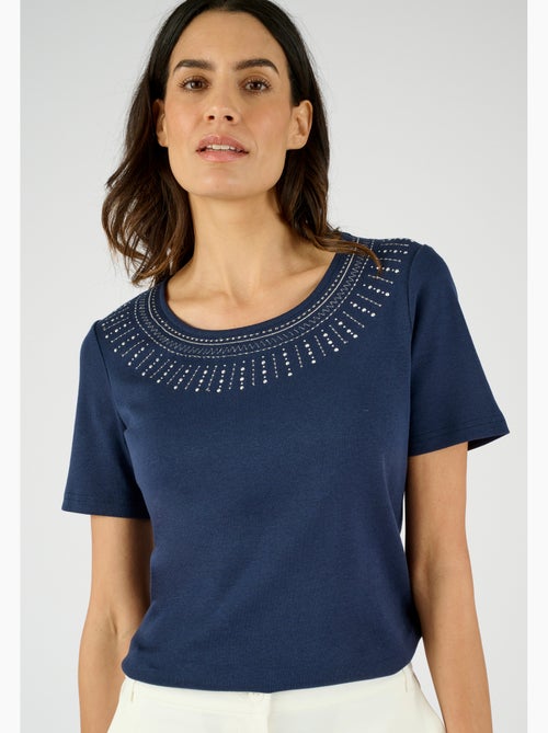 T-shirt détails fantaisie - Damart - Kiabi