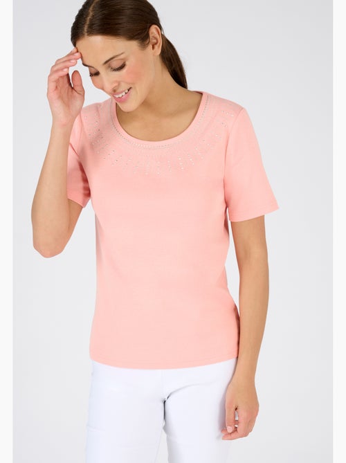 T-shirt détails fantaisie - Damart - Kiabi