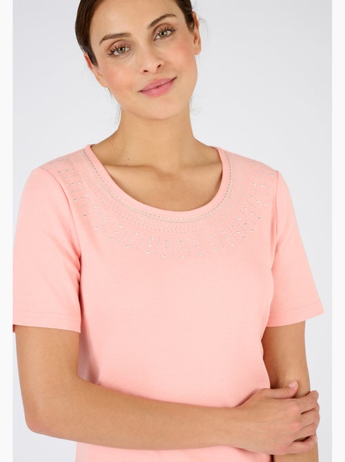 T-shirt détails fantaisie - Damart - Kiabi