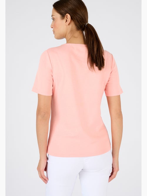 T-shirt détails fantaisie - Damart - Kiabi