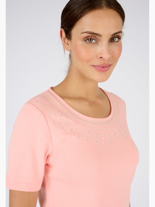 T-shirt détails fantaisie - Damart - Kiabi