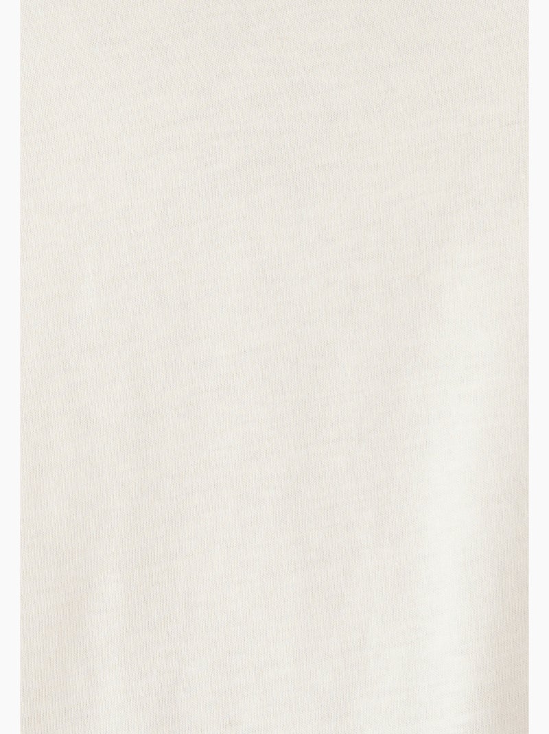 T-shirt détails fantaisie pur coton - Damart Blanc - Kiabi