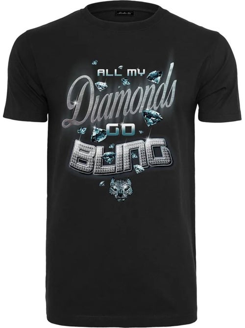 T-shirt diamonds go bling - mister tee - Kiabi