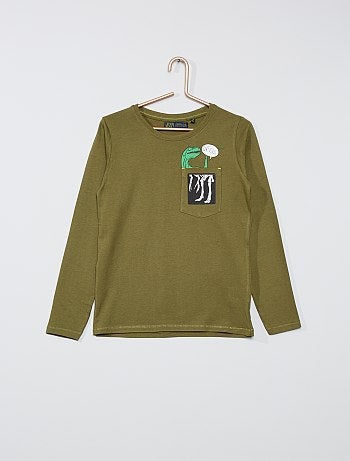 T-shirt 'dino' éco-conçu