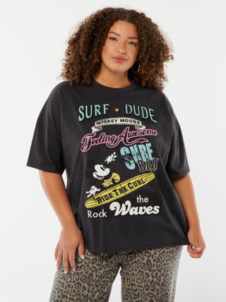 T-shirt 'Disney' à manches courtes et col rond