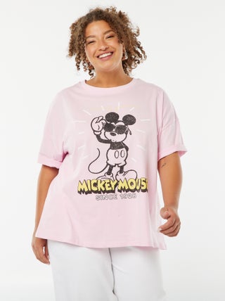 T-shirt 'Disney' à manches courtes et col rond