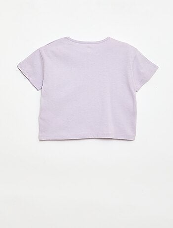 T-shirt 'Disney' à manches courtes et poche volantée