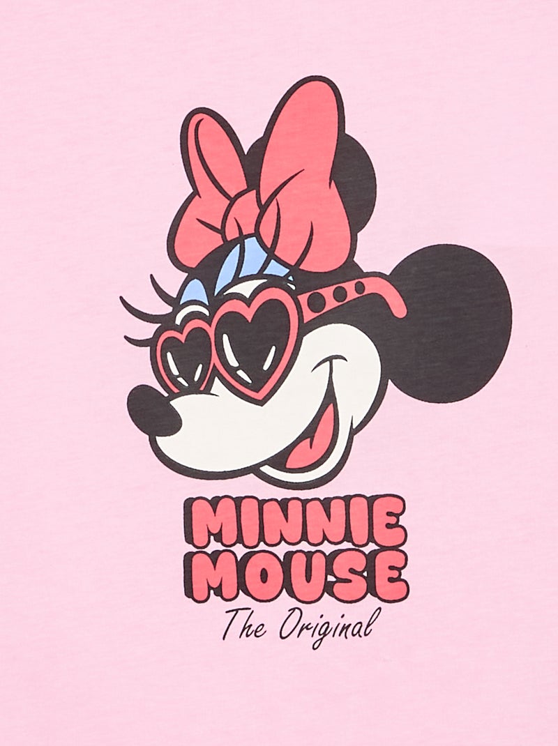 T-shirt 'Disney' à manches courtes Rose - Kiabi