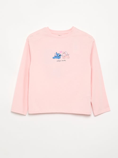 T-shirt 'Disney' à manches longues - Kiabi