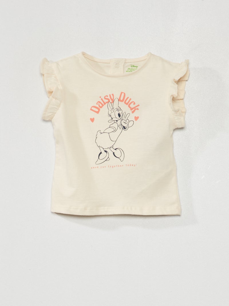 T-shirt 'Disney' Blanc - Kiabi