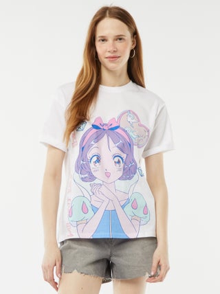 T-shirt 'Disney' 'Blanche Neige' 'Manga' manches courtes