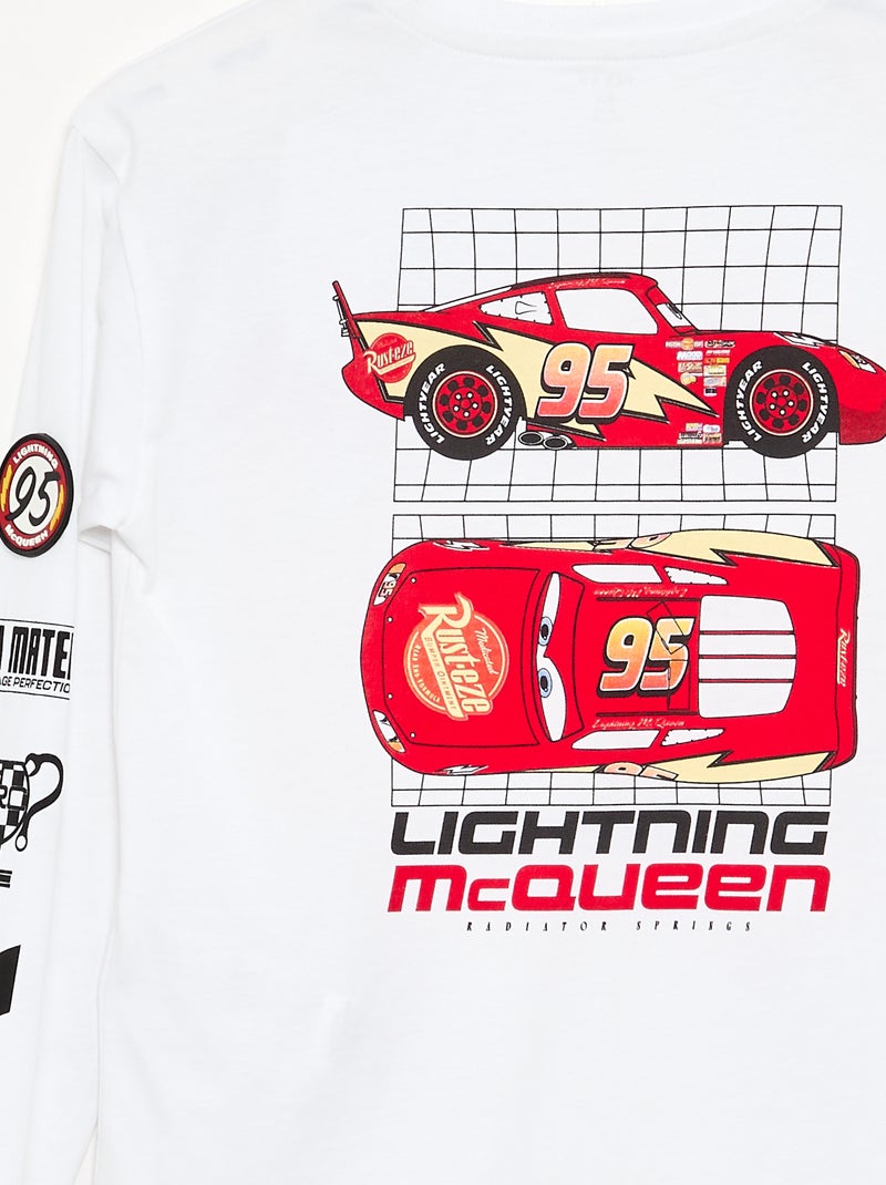 T-shirt 'Disney' 'Cars' Blanc - Kiabi