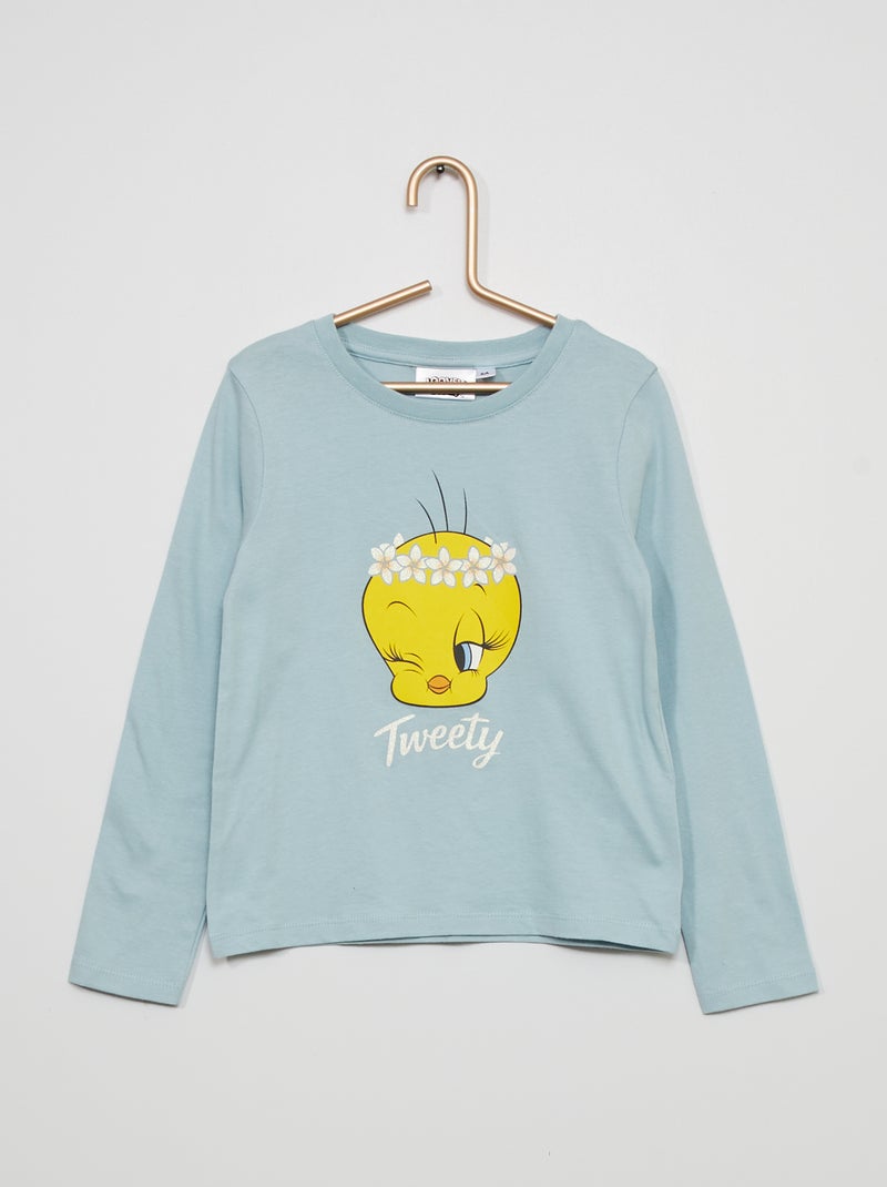 T-shirt 'Disney' en jersey bleu gris - Kiabi