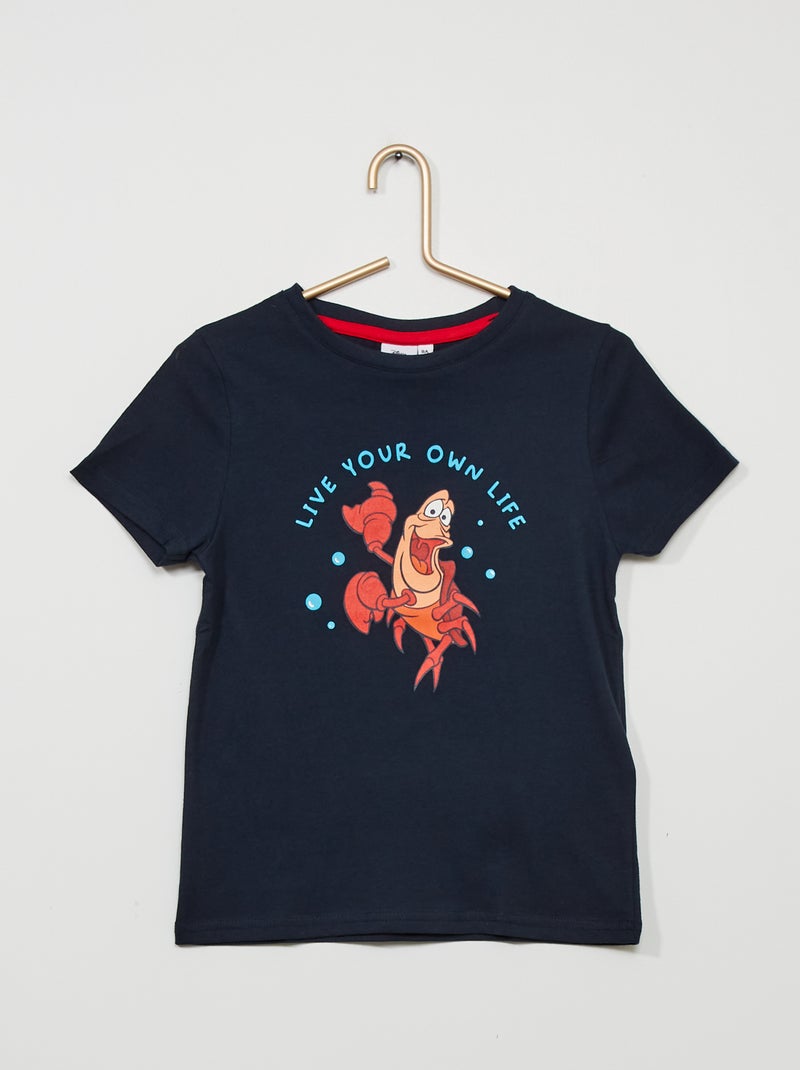 T-shirt 'Disney' en jersey Bleu marine - Kiabi