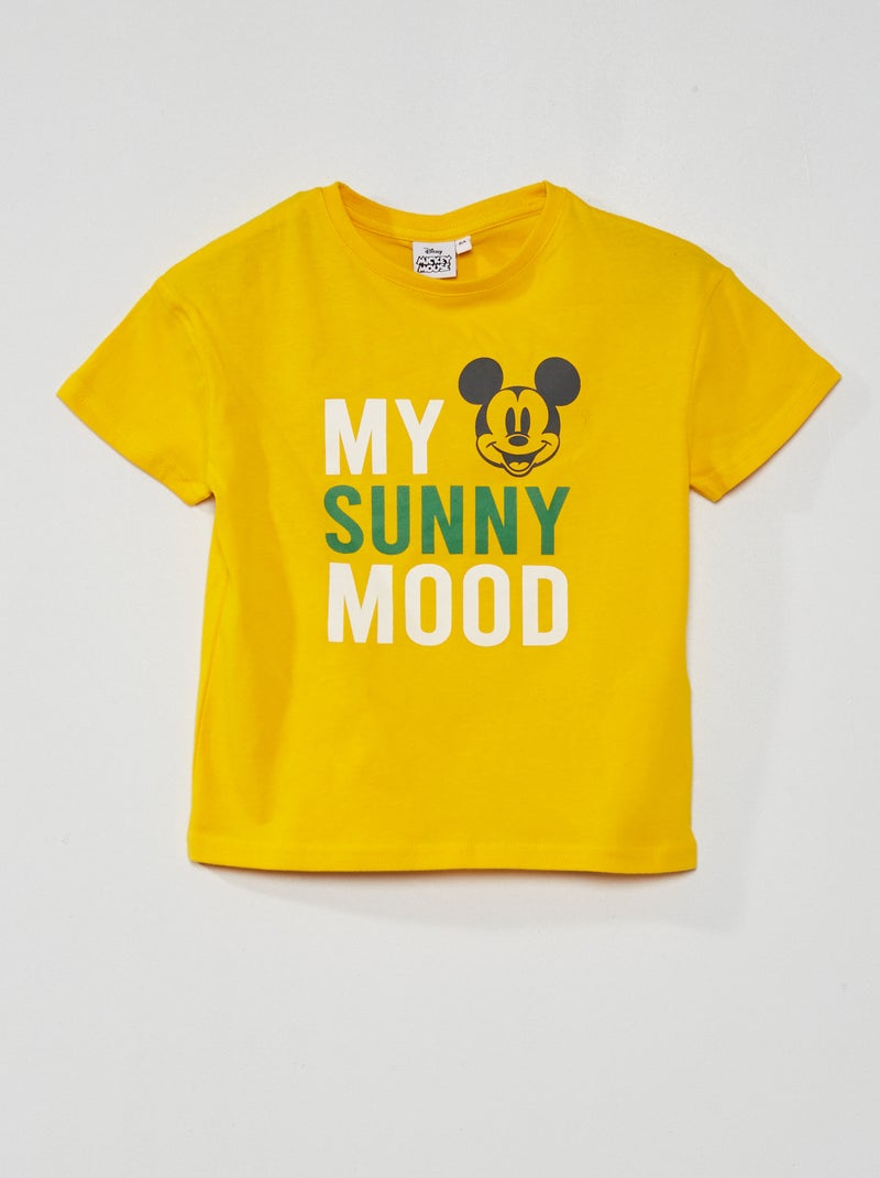 T-shirt 'Disney' en jersey Jaune - Kiabi