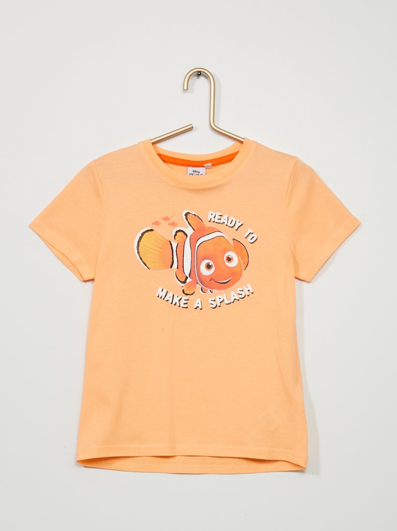 T-shirt 'Disney' en jersey Orange - Kiabi