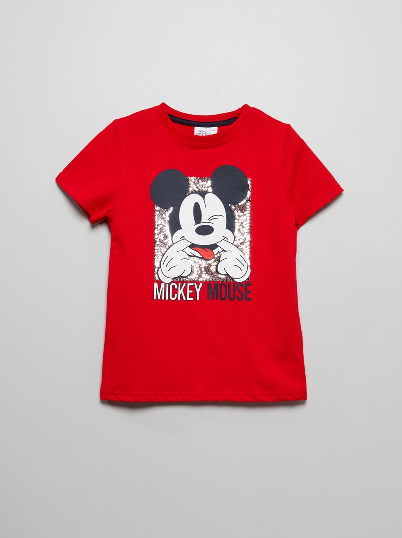 T-shirt 'Disney' en jersey Rouge - Kiabi