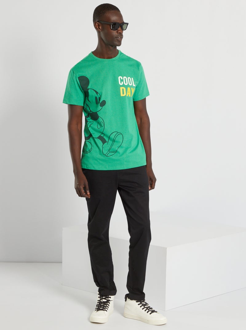 T-shirt 'Disney' en maille jersey Vert - Kiabi