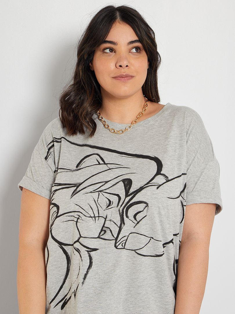 Kiabi Tee Shirt Femme Le Roi Lion T-shirt En Jersey 'Roi Lion